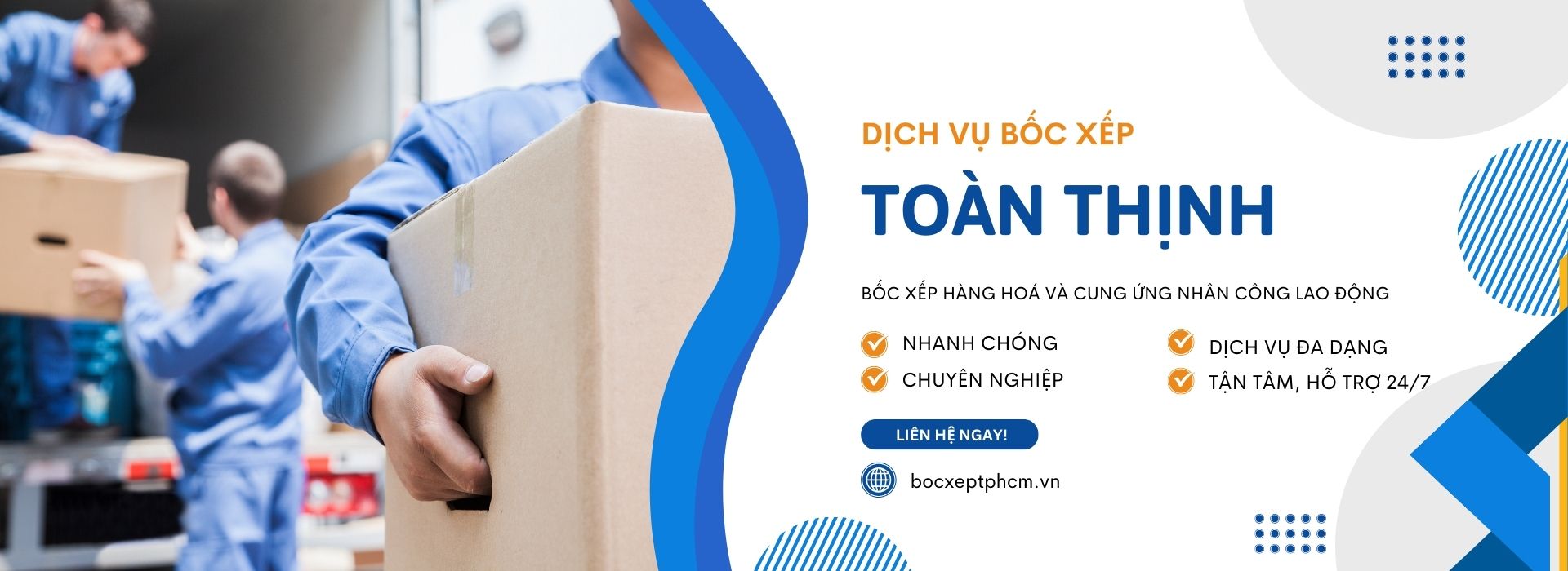 Dịch vụ bốc xếp hcm - Toàn Thịnh